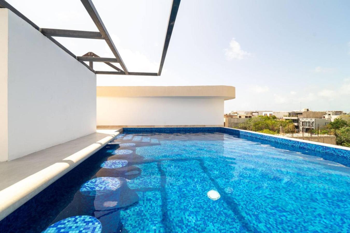 King With Balcony, Rooftop Pool In Trendy Aldea Zama Tulum