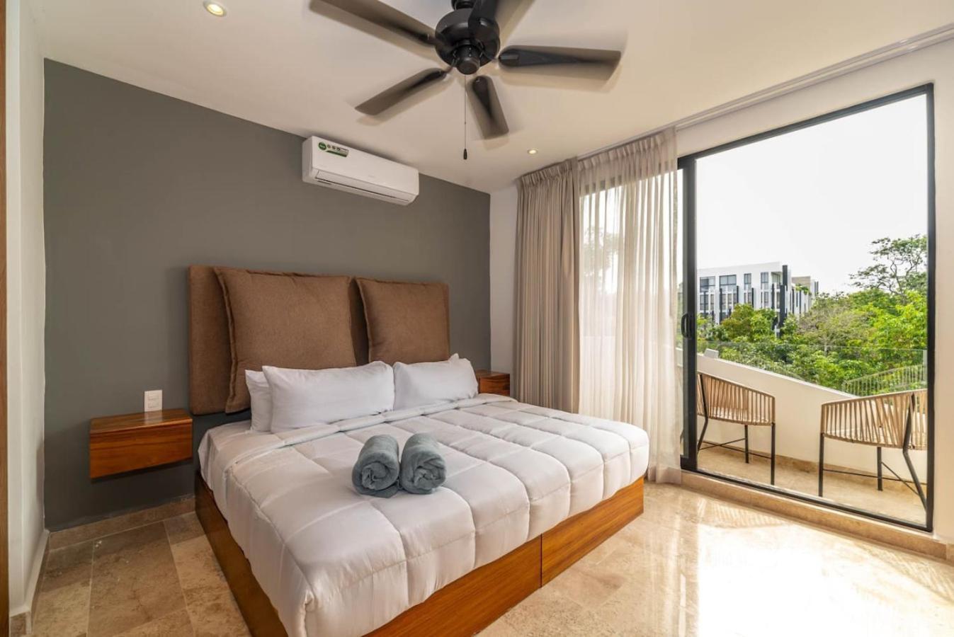 King With Balcony, Rooftop Pool In Trendy Aldea Zama Tulum